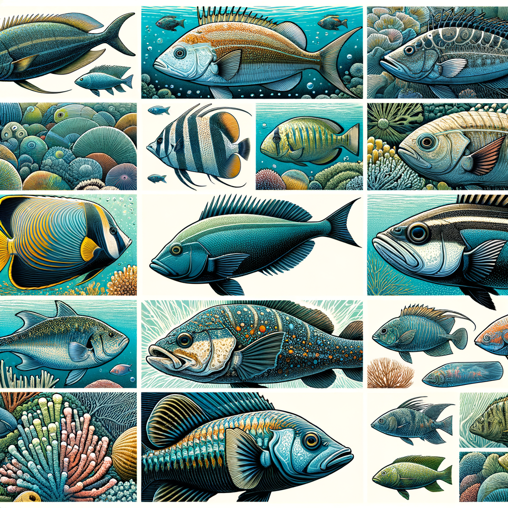 Collage of endangered fish species profiles, emphasizing fish conservation, threatened aquatic life, and the importance of protecting rare marine and freshwater species to prevent fish biodiversity loss.