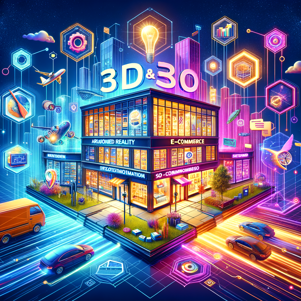 Interactive digital shopping platform demonstrating 3D and AR visualizations in e-commerce, highlighting new SEO dimensions and techniques for 3D and AR, including augmented reality SEO and 3D SEO strategies in e-commerce landscape transformation.