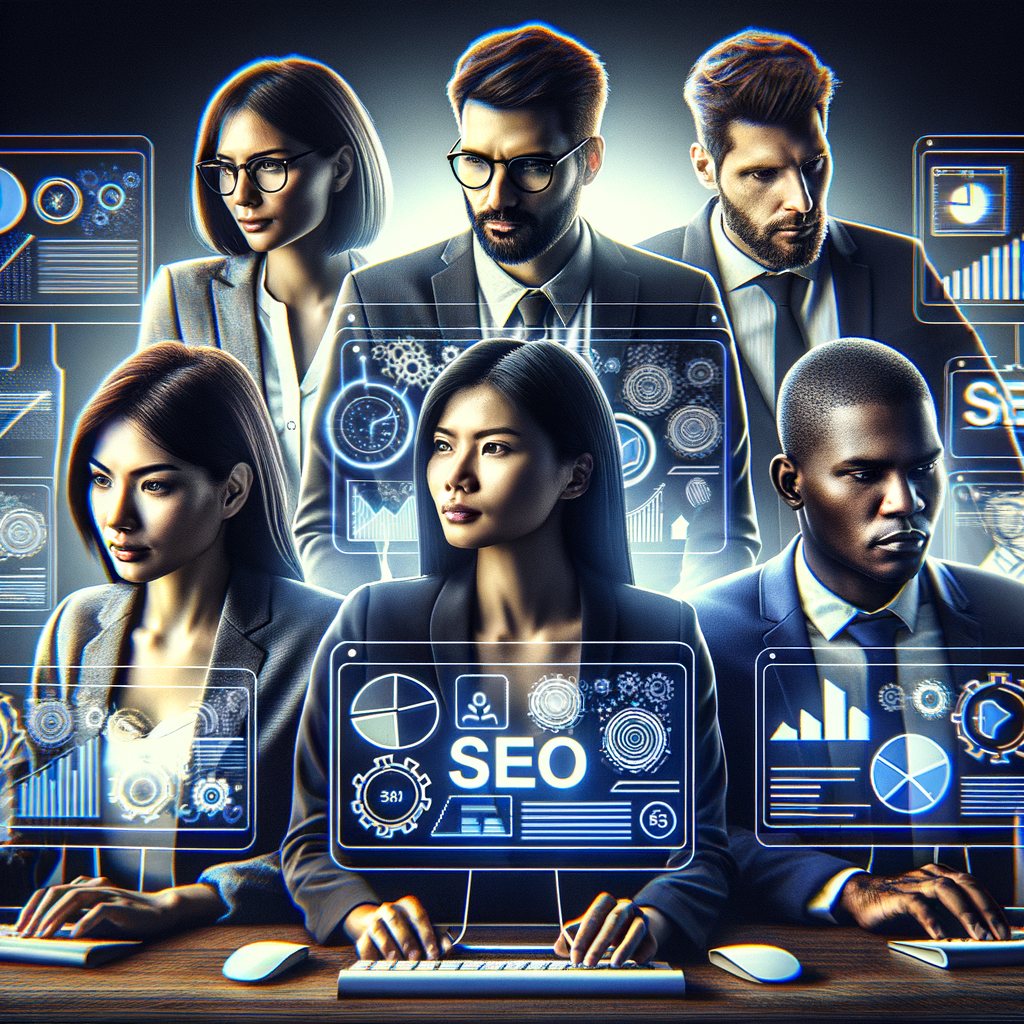 Experts leveraging SEO analytics and data analysis for the development of data-driven SEO strategies and marketing insights